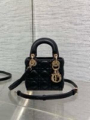 cheap quality Micro Lady Dior Bag black